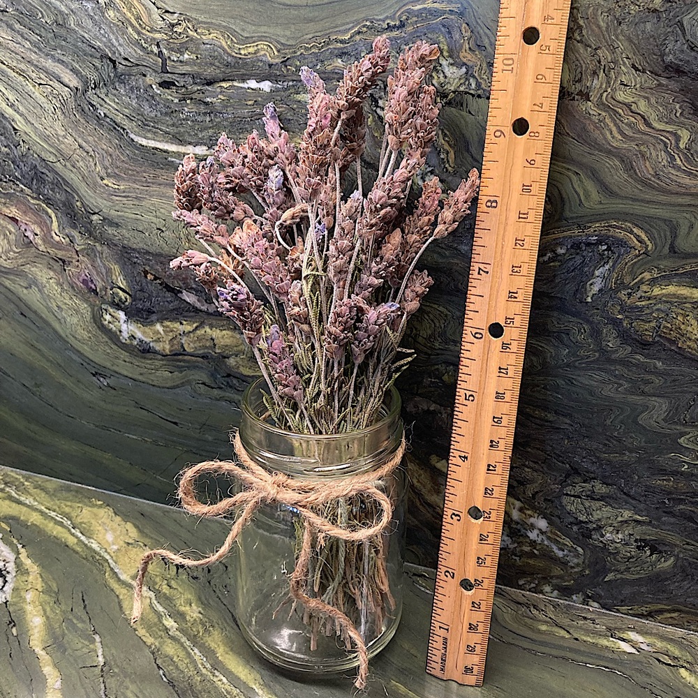 Dried Lavender Bouquet Jar Gift Organic Hand Crafted New - Picture 6 of 12